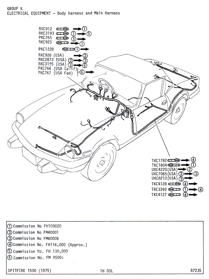 Wiring Harness   Spitfire  U0026 Gt6 Forum   Triumph Experience