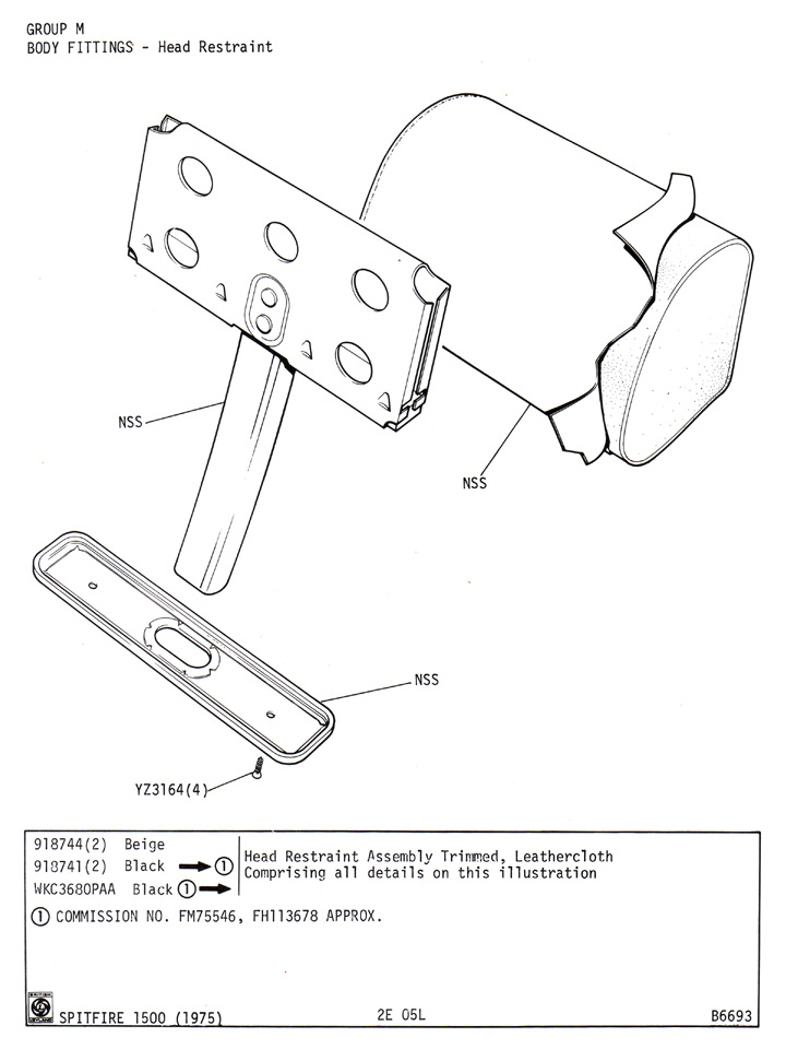 Head Restraint Canley Classics