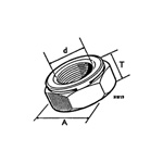 Nut - Philidas - Thin - Industrial