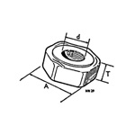 Nut - Weld - GKN - 3 Pronged Type