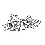 Nut Retainer - Simmonds Short Reach 'J' Type