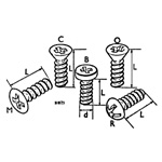 Screw - Self Tapping - Cross Recess 'B' Type