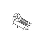 Setscrew - Cross Recess - Flat Countersunk Wedglok