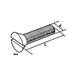 Setscrew - Flat Countersunk (100° Head)