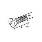 Setscrew - Oval Countersunk Head