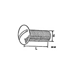 Setscrew - Roundhead - Slotted