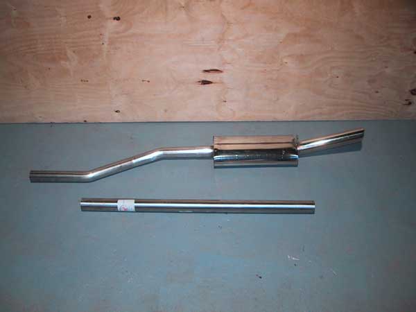 Large Bore Straight Through Stainless Steel Exhaust System Large Bore Straight Through Stainless Steel Exhaust System